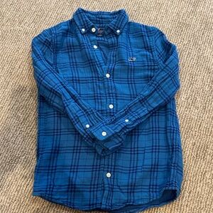 Vineyard Vines Men's Casual Blue Check Shirt